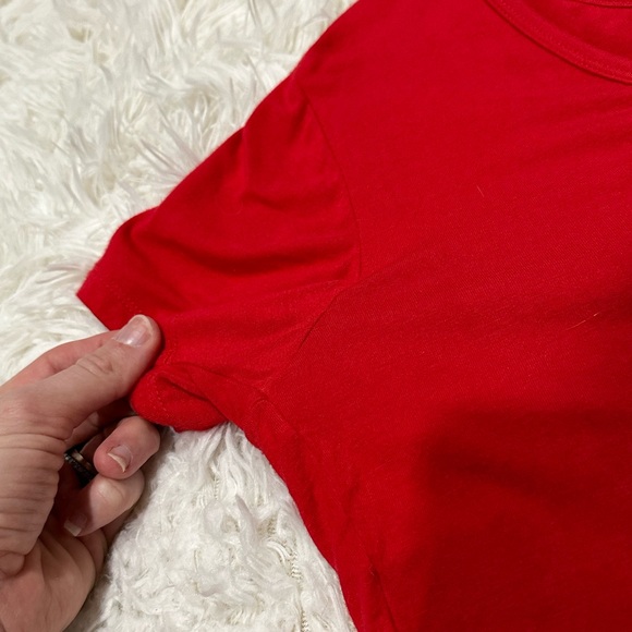 Women’s Alphalete Red Crop Top Size S - Picture 4 of 8